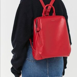 Matt & Nat Vignelli Vegan Leather Backpack- Black